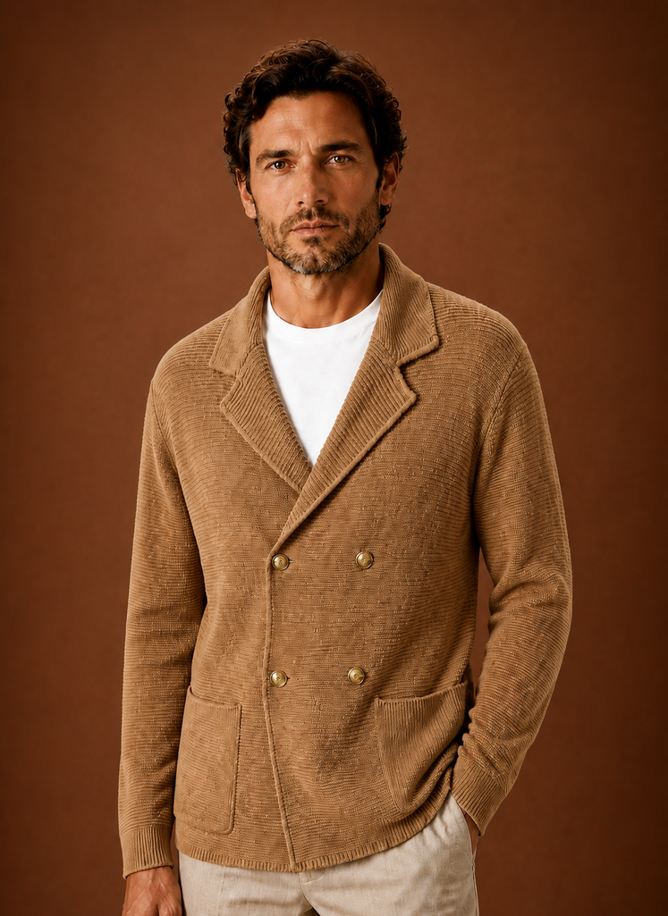 Men's Knit Cardigan Sweater | Areleon