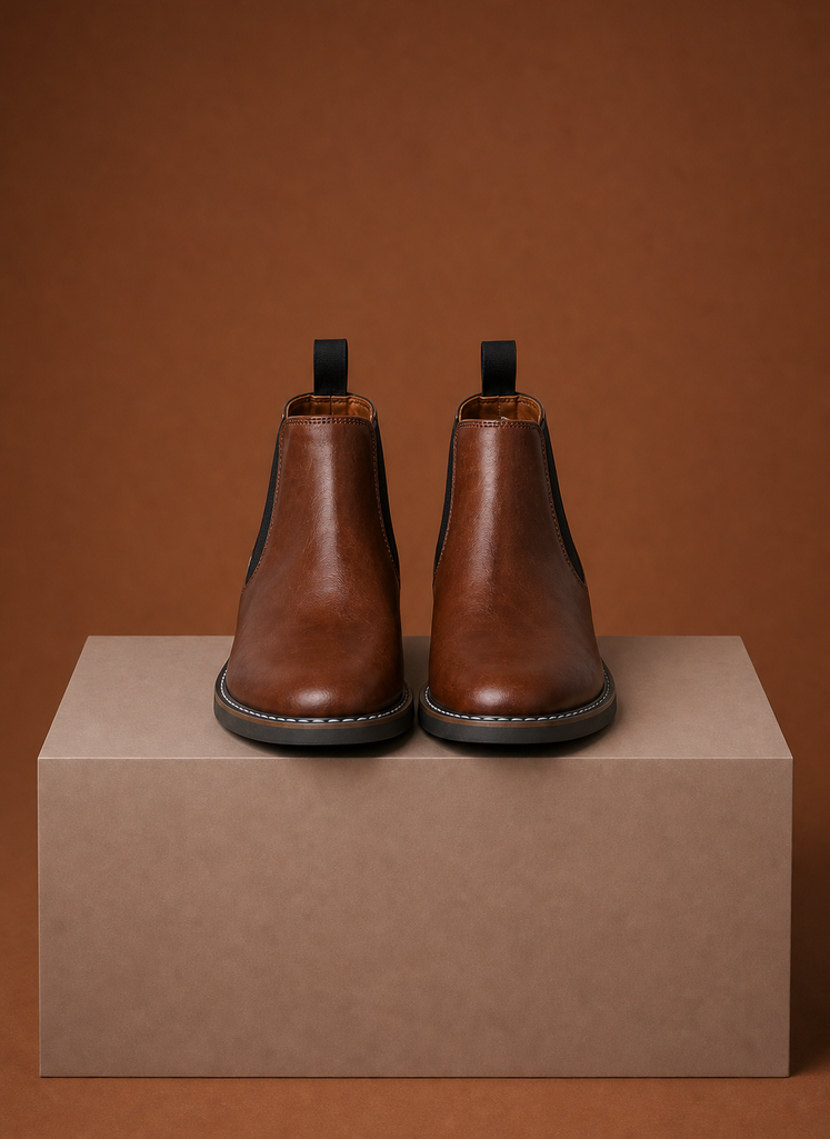 Men's Chelsea Ankle Boots back view