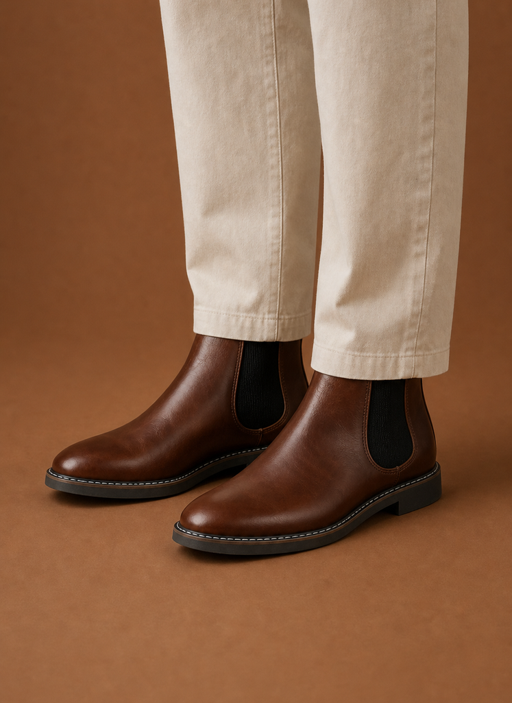 Men's Chelsea Ankle Boots closeup view