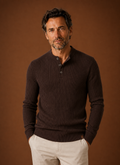 Front view of the Areleon men's sweater shirt showing pullover shape and shirt-like neckline