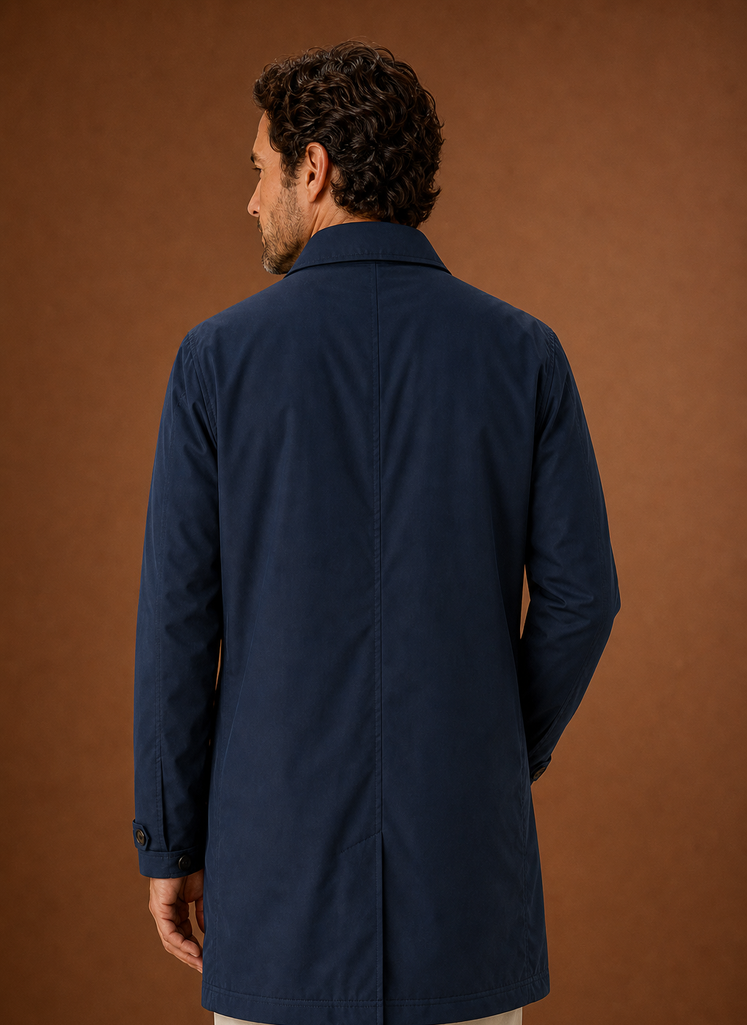 Men's Classic Trench Coat Lightweight Water-Resistant Jacket | Areleon