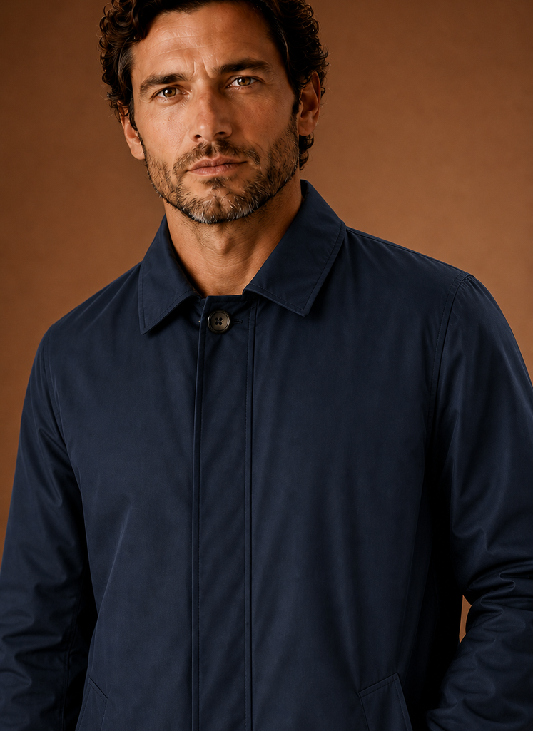 Men's Classic Trench Coat Lightweight Water-Resistant Jacket | Areleon