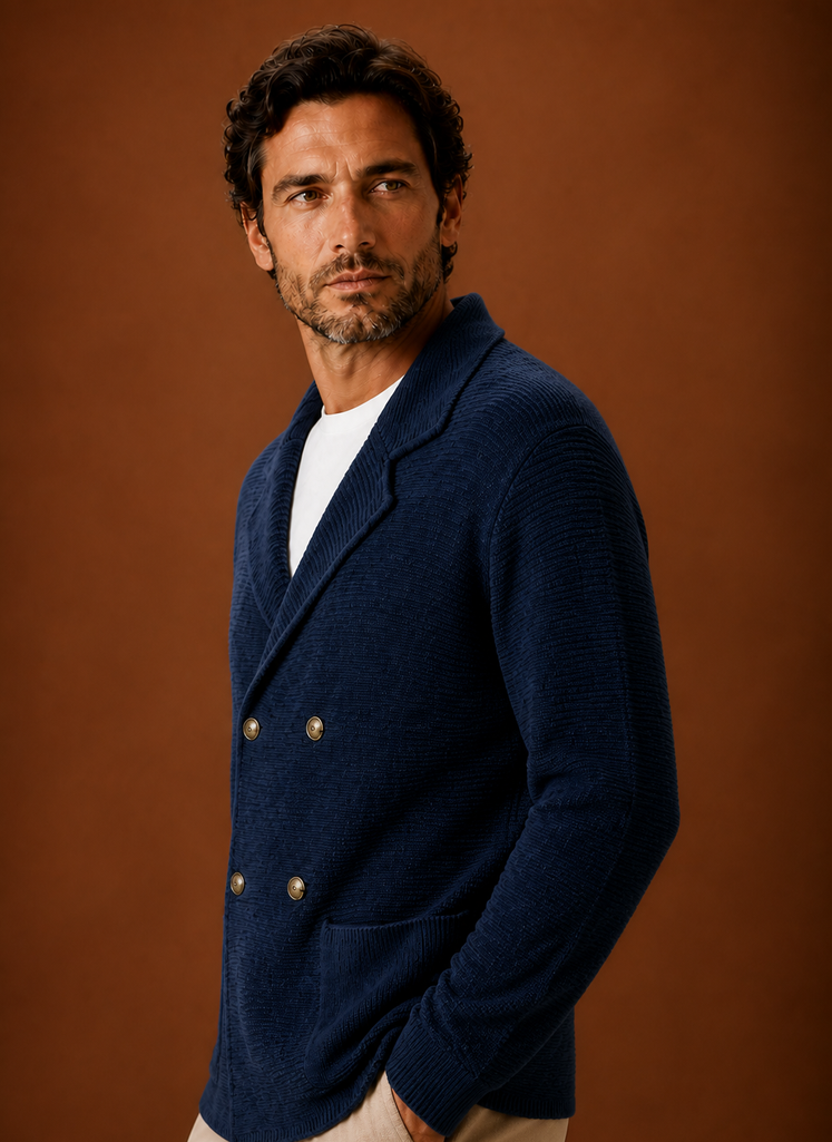 Men's Knit Cardigan Sweater | Areleon