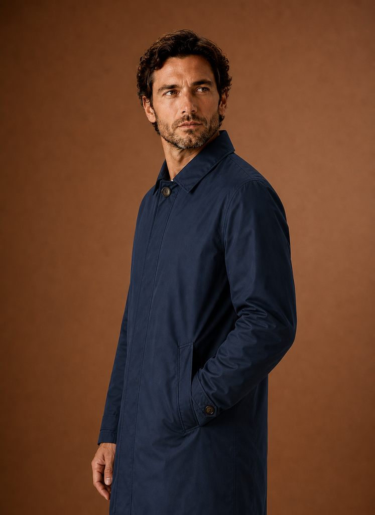 Men's Classic Trench Coat Lightweight Water-Resistant Jacket | Areleon
