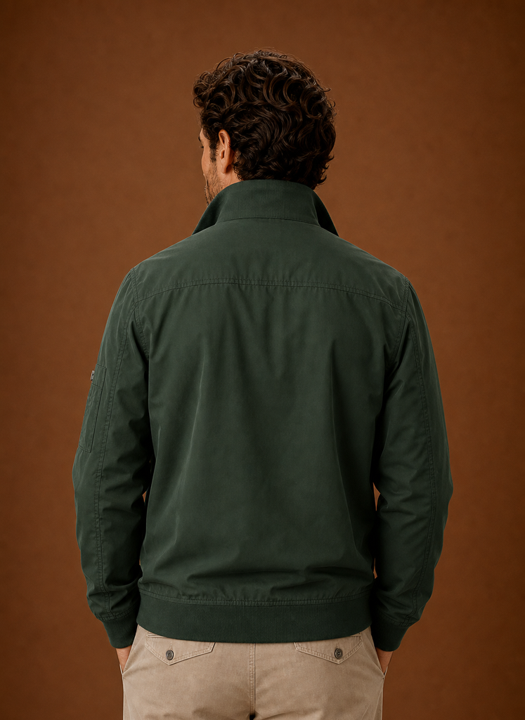 Men's Lightweight Bomber Jacket Casual Zip Jacket | Areleon