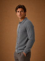 Men's Knit Cardigan - Button Front V-Neck Sweater Long Sleeve | Areleon