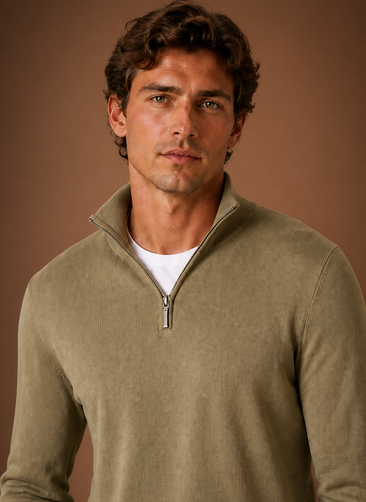 Close-up of button-front and chest pocket detail on men's shirt jacket