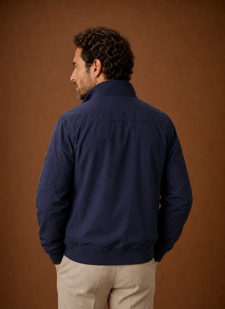 Men's Lightweight Bomber Jacket Casual Zip Jacket | Areleon