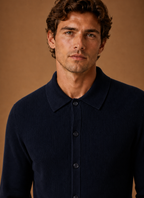 Men's Knit Cardigan - Button Front V-Neck Sweater Long Sleeve | Areleon