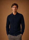 Men's Knit Cardigan - Button Front V-Neck Sweater Long Sleeve | Areleon