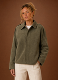 Front view of the Areleon women's oversized jacket on a mannequin
