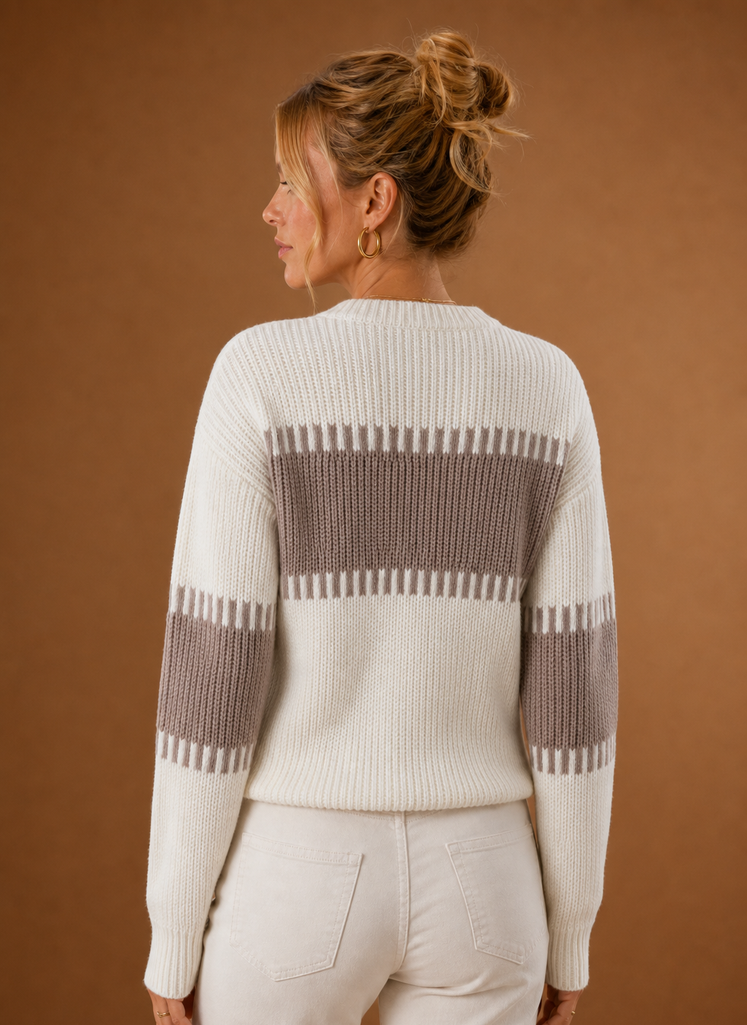 Women’s Crew Neck Pullover Sweater | Areleon