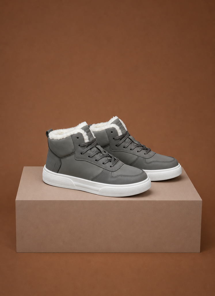 Men's Fleece Lined High Top Winter Sneakers | Areleon