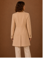 Women’s Double Breasted Coat – Long Tailored Winter Coat | Areleon