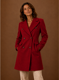 Women’s Double Breasted Coat – Long Tailored Winter Coat | Areleon