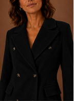 Women’s Double Breasted Coat – Long Tailored Winter Coat | Areleon